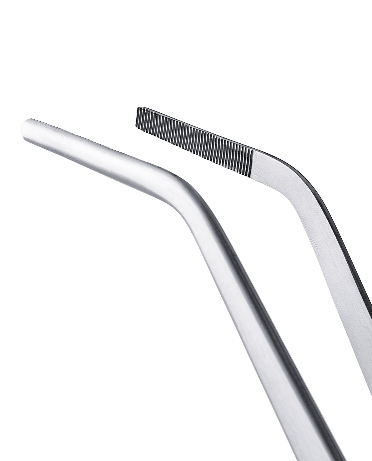 Grillpinzette gekröpft, 35 cm