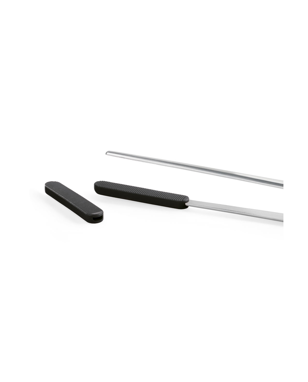 Grillpinzette 30 cm mit Silikonspitzen