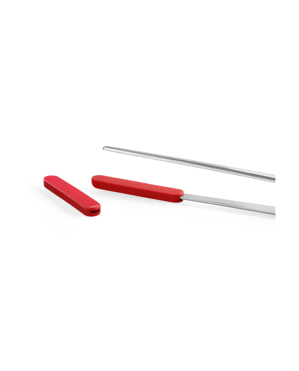 Grillpinzette 35 cm mit Silikonspitzen